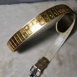 Gold Toned Star Belts